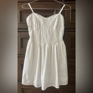 American Eagle Women’s Casual White Lace Dress - Size S